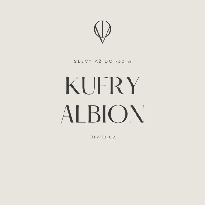 ✨ Stylové cestování začíná s kufry ALBION – nyní se slevou až -30 %! Plánujete dovolenou, víkendový výlet nebo pracovní...